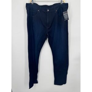 NWT True Classic Heads Up Jeans Men's 38 X 32 Dark Blue Denim Zip Fly Classic